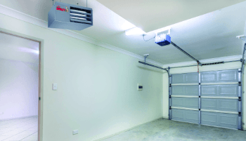 BRT residential garage heater installation photo