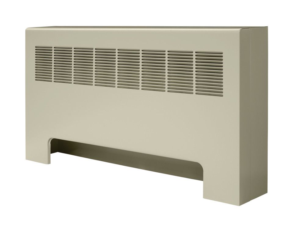 Front of a FS-A convector unit against a white background