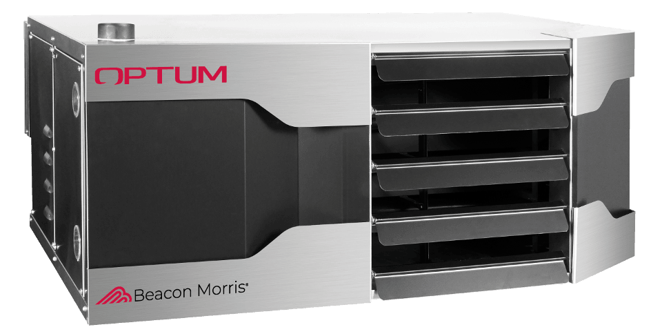 Front of Beacon Morris Optum unit heater